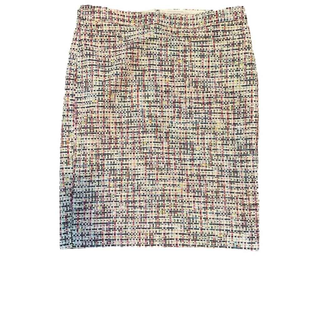 J Crew Pencil Skirt in Rainbow Tweed